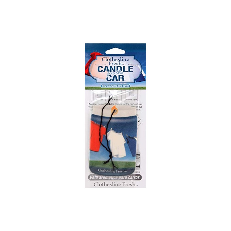 Smoke Odor Exterminator Candle for The Car, Clothesline Fresh
