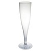 Disposable Plastic 170ml Champagne Glass or Flute (Pack of 10)