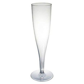 Disposable Plastic 170ml Champagne Glass or Flute (Pack of 10)
