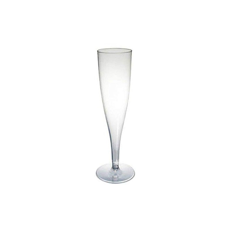 Disposable Plastic 170ml Champagne Glass or Flute (Pack of 10)