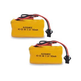 XUNTU 3.6V 900mAh AA ELB-B001 Replacement NiCad Battery Compatible for Lithonia ELB-B001 Lithonia EU2 LED Interstate ANIC1566 Unitech 0253799 Emergency Light/Exit Light (2 Pack)