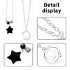 2 Pcs Y2k Accessories Y2k Star Necklace Swirl Necklace Grunge