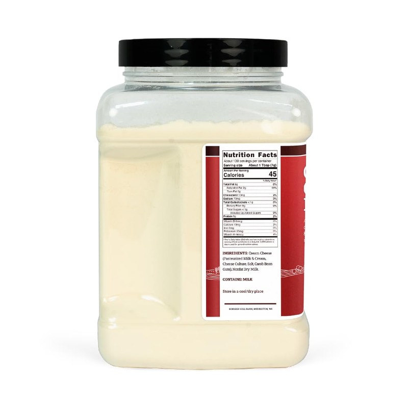 Hoosier Hill Farm Cream Cheese Powder, 2LB (Pack of 1)