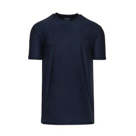 True Classic Tees - playera deportiva ajustada de secado rápido para hombre, cuello redondo, marino, Medium