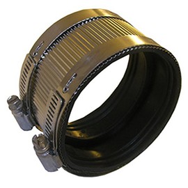 LASCO 13-1676 Stainless Steel No Hub Coupling fits 3" Id Steel, Plastic or Cast Iron Pipe