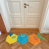 Hexagon Modular Rug Tiles 5-Piece Set and 7-Piece Set, Colorful