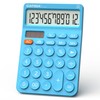 CATIGA 12 Digit Desktop Calculator with Large LCD Display, White