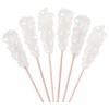 Dryden & Palmer White Rock Candy Demitasse Sticks White 100