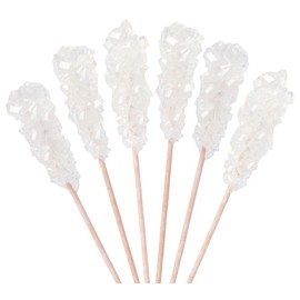 Dryden & Palmer White Rock Candy Demitasse Sticks White 100 Count