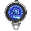 Speedometer 0‑160KM/H LCD Digital LED Speed Gauge for Motorcycle 12V
