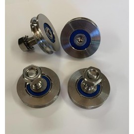 Tile saw carriage tray replacement wheels for most Target, Husqvarna and Felker tile saws.