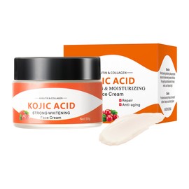 DOMATUS Kojic Acid whitening face cream, moisturizing and Mild Effect, dry and skin, kojic acid lotion, 1.8 oz (50 g)