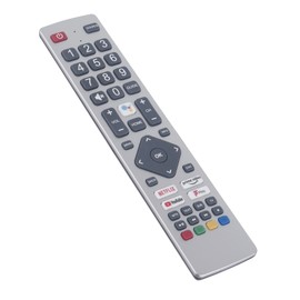 AULCMEET SHW/RMC/0134 Replacement Remote Control Compatible with Sharp 4K OLED Smart TV 50BL2EA,40BL2EA,40BL2KA 4T-C40BL2KF2AB 40BL3EA 50BL3EA 50BL5EA 55BL2EA 55BL2KA 4T-C55BL2KF2AB 55BL3EA 55BL3EA