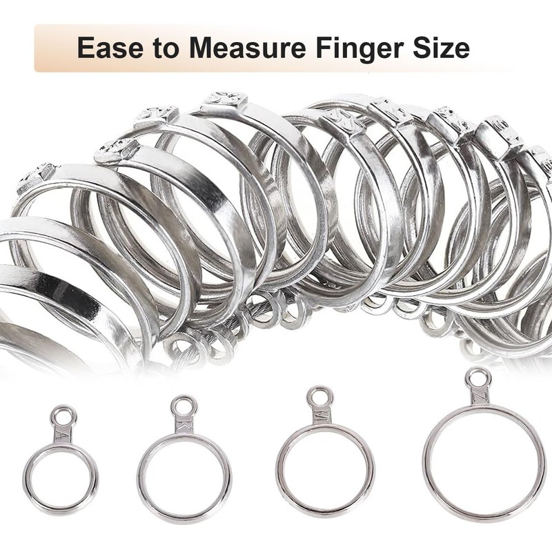 Ring Sizer UK,A-Z Ring Measurement Tool,Professional & Accurate Ring Gauge
