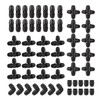 FOGWOWO 150 pieces 1/4 inch drip irrigation kits, garden hose