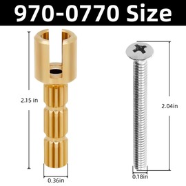970-0770 Stem Adapter with Screw – Compatible with Pfister SecureFit Trims, Shower & Faucet Handles – Replaces 970-0770, Valve Extender, Tub/Shower Trim Repair Kit, Plumbing Repair Parts
