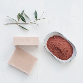 Olieve & Olie Soap Bar 80g - Lavender, Rose Geranium & Pink Clay