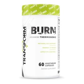 Transform Burn Thermogenic 60 Caps Cafeina Teanina Sin Sabor Sin Sabor