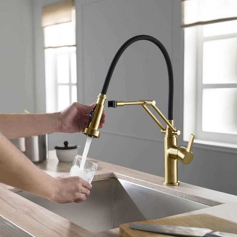 KIBI Engel Single Handle Pull Down Faucet for Kitchen Sink