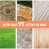 Fire pit mat Grill Mat Gas BBQ Fireproof Mat Heat