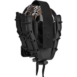 Double Handcuff Holster, Hangcuff Pouc,Open Top Handcuff Case, Cuff Pouch for Duty Belt/MOLLE Tactical Vest