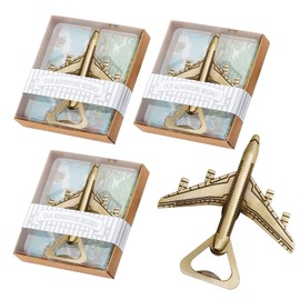 40PCS Airplane Bottle Opener Air Plane Travel Beer Bottle Openers for Guests,Party Souvenirs or Decorations (Bronze)