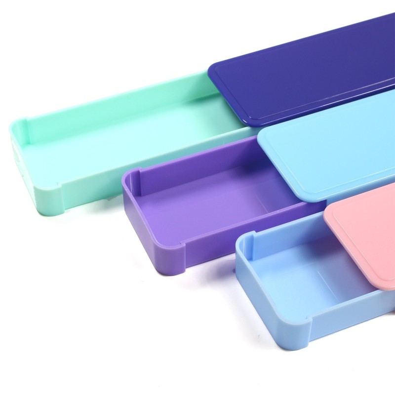 Eagle Japan SP543 Pencil Case, Slide Plastic Pen Case, Sax