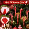 Vercraft 36 Pcs Christmas Tree Icicle Ornaments 2.36 Inches Mini