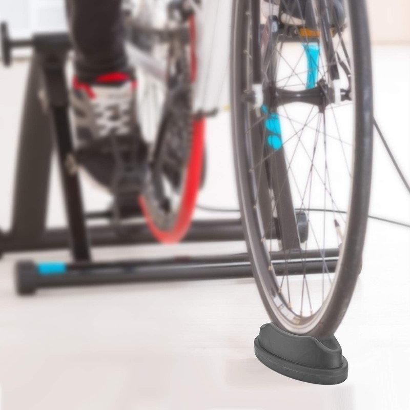 Black Bike Wheel Training Stand Front Wheel Riser, Indoor Trainers,