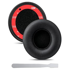 Link Dream Replacement Ear Pads for Beats Solo 2 Solo 3 - Replacement Ear Cushions Memory Foam Earpads Cushion Cover for Solo 2 & Solo 3 Wireless Headphone (Black)