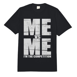 Me vs Me I'm The Competition Mindset Business Owner Comfort Colors Adult Heavyweight T-Shirt
