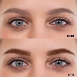 PHOERA Eyebrow Pencil with Brush Ultra-Slim Eyebrow Pencil with Brow Brush Precise Natural-Looking Brows Long Lasting Drawing Eye Brow (102#Soft Brown)