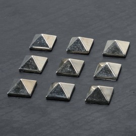 VAXPOT VA-2808 SLV Snowboard Deck Pads, Set of 9, Metal, Pyramid Studs,