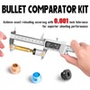 HAWKHONOR Bullet Comparator Kit, Includes 14 Inserts & 1 Comparator