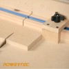 POWERTEC 71673 Table Saw Sled Kit w/T-Tracks, Miter Bars, Knob,