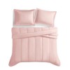 Brooklyn Loom Solid Cotton Percale Blush Twin/Twin XL 2 Piece