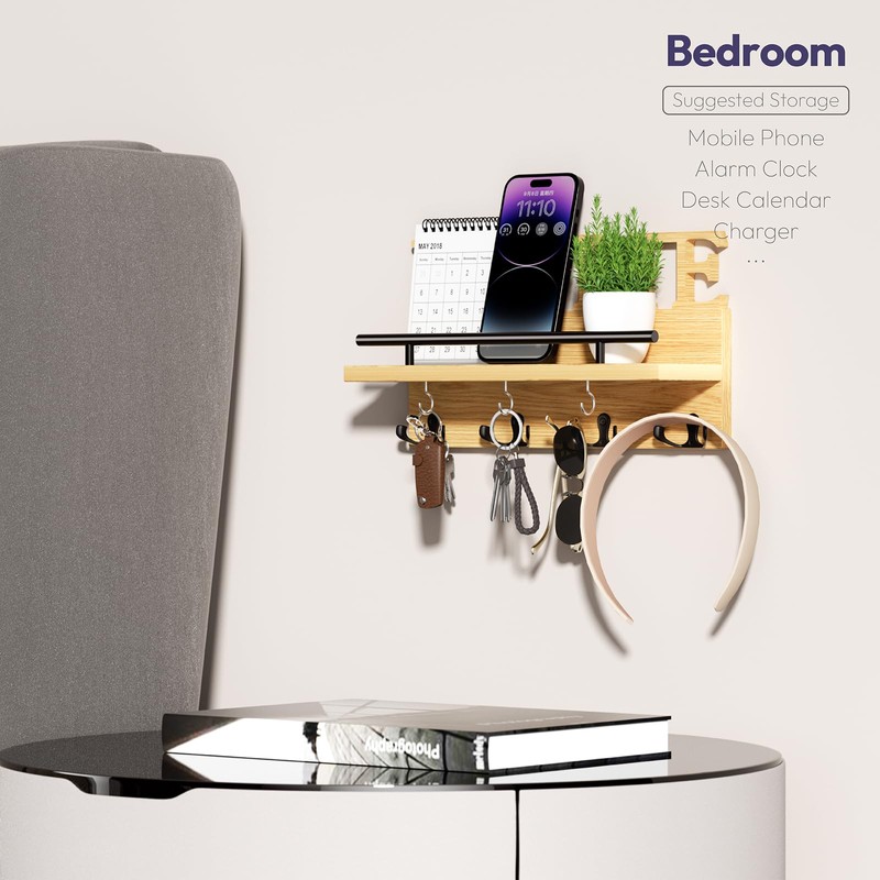 SWTYMIKI Key Holder for Wall with Home Decoration, Key Hanger