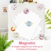 Pack of 12 Fridge Magnets Whiteboard Beautiful Magnets Glass Colourful
