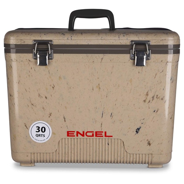 Engel UC30 30qt Leak-Proof, Air Tight, Drybox Cooler and Hard Shell Lunchbox for Men and Women in Camo