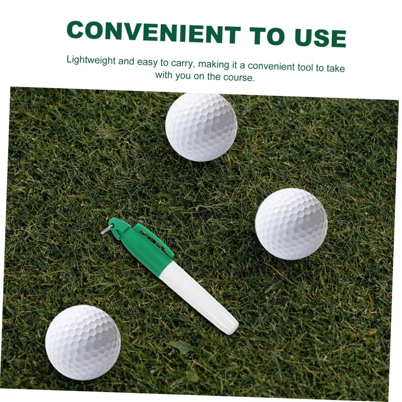 BESPORTBLE 4pcs Golf Line Pen Reusable Plastic Ball Markers Golfing