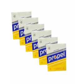 Propel 6 Boxes Propel Flavored Water Powder Mix LEMON 60 Servings New
