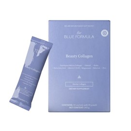 Beauty Collagen - Colágeno Marino Hidrolizado en Péptidos con Ácido Hialurónico, Biotina y Zinc, Polvo Sin Sabor en Sobres Individuales, 12 g por Porción, Suplemento Alimenticio Diario - 20 Sobres, 240 g