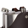 Relaxdays XXL Stainless Steel Hip Flask, High-Quality Flask for Hanging,