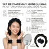 Set negro de 14 piezas MODAMNGL con diadema nube, pulseras,