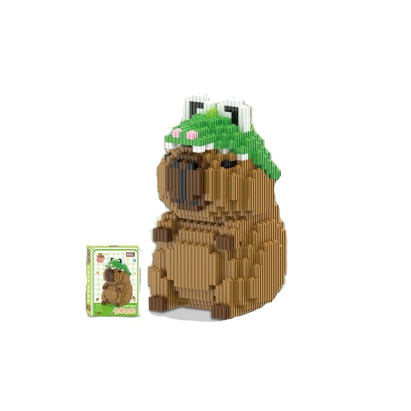 ADYEKSD Animal Blocks Micro Building Blocks Puzzle Cute Capybara Bricks