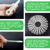 UPIQNG 24Pcs Plastic Trimmer Head Replacement Blades Grass Trimmer Blades
