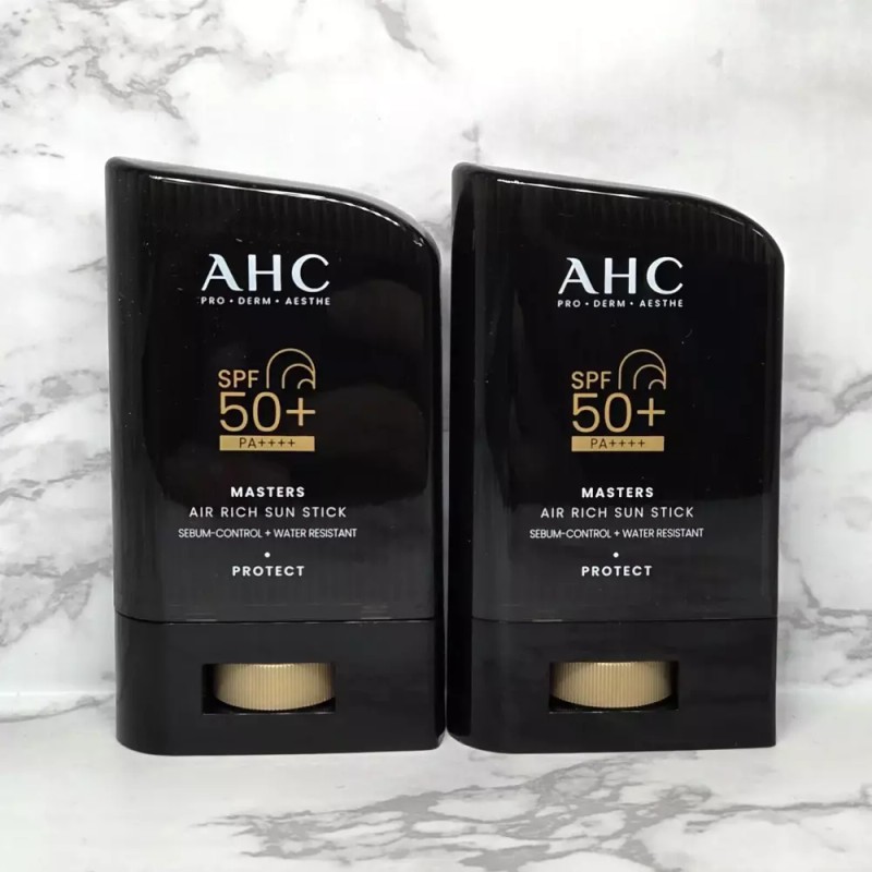 AHC [본품1+본품1] AHC 대용량 선스틱 마스터즈 에어리치 22g AHC Large