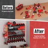 VeyFolzin.st Large Power Tool Organizer Wall Mount with Charging Station,