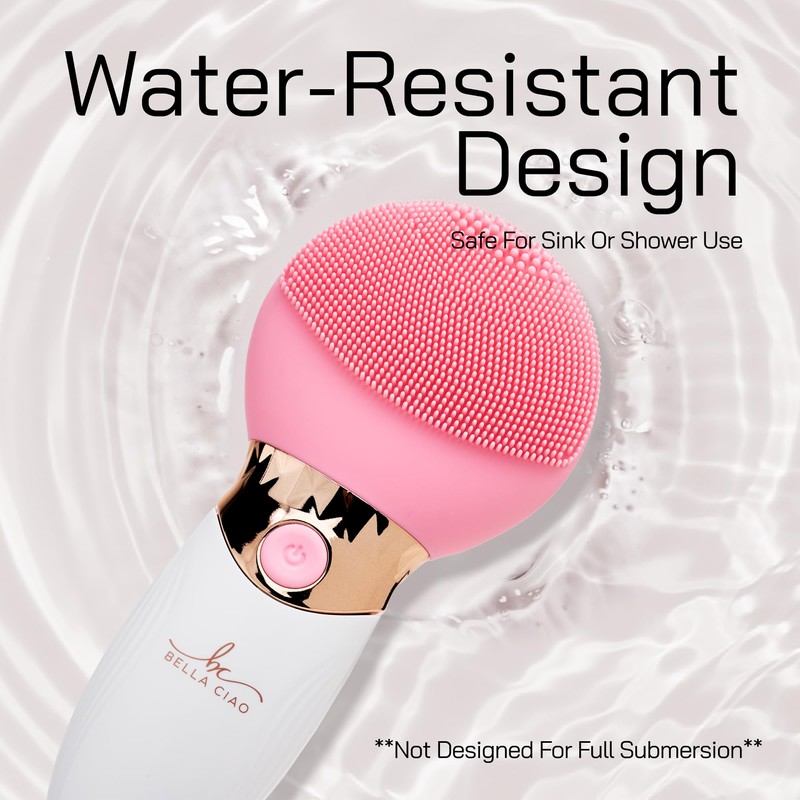 Bella Ciao Facial Cleansing Brush for Women – Rechargeable Silicone