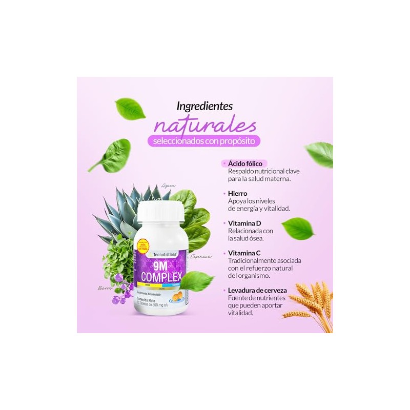 Multivitaminico Prenatal Postnatal Suplemento Alimenticio Embarazo Lactancia Complex Vitaminas Prenatales